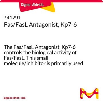 Fas/FasL Antagonist, Kp7-6 The Fas/FasL Antagonist, Kp7-6 controls the biological activity of Fas/FasL. This small molecule/inhibitor is primarily used for Cancer applications.