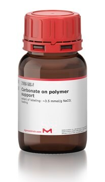 Carbonate on polymer support extent of labeling: ~3.5&#160;mmol/g NaCO3- loading