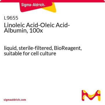 Linoleic Acid-Oleic Acid-Albumin, 100x liquid, sterile-filtered, BioReagent, suitable for cell culture