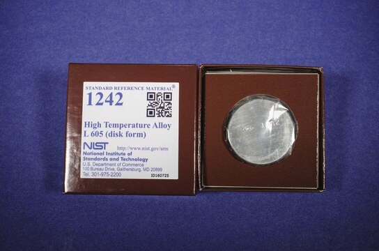 Hochtemperatur-Legierung NIST&#174; SRM&#174; 1242, L-605