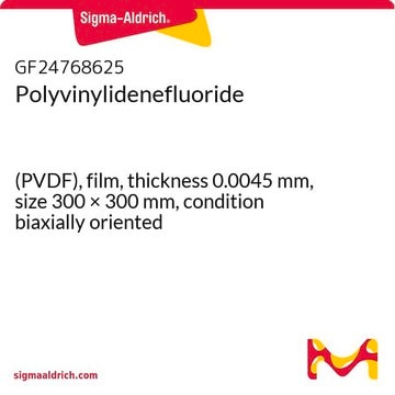 Polyvinylidenefluoride (PVDF), film, thickness 0.0045&#160;mm, size 300 × 300&#160;mm, condition biaxially oriented