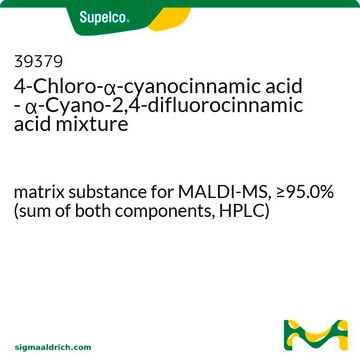 4-Chloro-&#945;-cyanocinnamic acid - &#945;-Cyano-2,4-difluorocinnamic acid mixture matrix substance for MALDI-MS, &#8805;95.0% (sum of both components, HPLC)