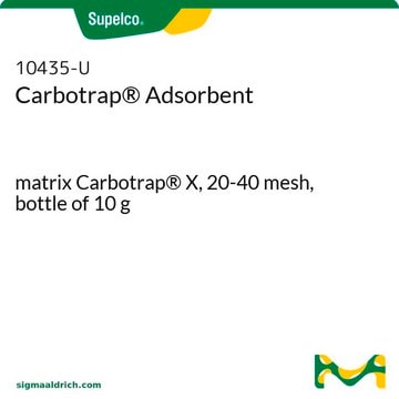 Carbotrap&#174; Adsorbent matrix Carbotrap&#174; X, 20-40&#160;mesh, bottle of 10&#160;g