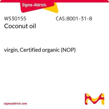 Huile de noix de coco from Cocos nucifera virgin, Certified organic (NOP)