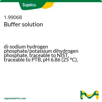 Buffer solution di-sodium hydrogen phosphate/potassium dihydrogen phosphate, traceable to NIST, traceable to PTB, pH 6.86 (25&#160;°C), Certipur&#174;