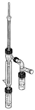 ACE microscale, fixed-head, spinning-band column assembly joint: ST/NS 14/10 top and bottom, PTFE