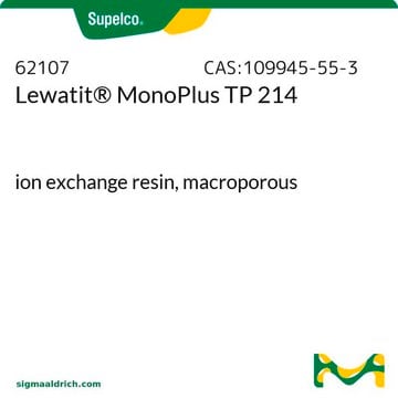 Lewatit&#174; MonoPlus TP 214 ion exchange resin, macroporous