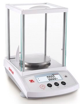 Ohaus&#174; PR Precision Balance Model PR223, weighing capacity 220&#160;g, resolution: 0.001&#160;g, AC/DC input 230 V, universal plug set