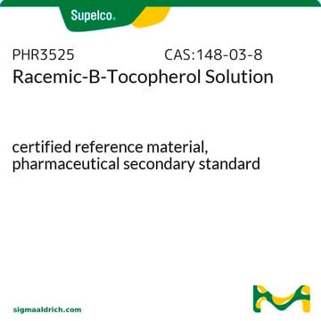 Racemic-B-Tocopherol Solution certified reference material, pharmaceutical secondary standard