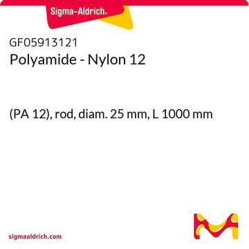 Polyamide - Nylon 12 (PA 12), rod, diam. 25&#160;mm, L 1000&#160;mm