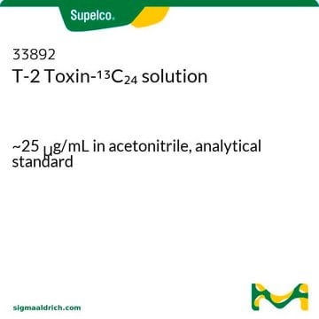 T-2 Toxin-13C24 solution ~25&#160;&#956;g/mL in acetonitrile, analytical standard