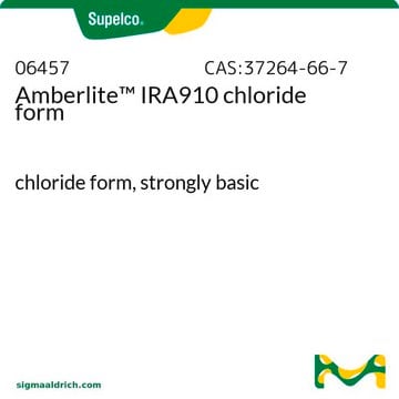 Amberlite&#8482; IRA910 chloride form chloride form, strongly basic