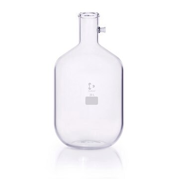 Duran&#174; Filtering Flasks And Bottles With Side-Arm Socket BOTTLE SHAPE FOR VACUUM USE