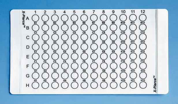 BRAND&#174; sealing film for microplates self-adhesive, suitable for storage, vinyl (with pre-pierced zone)