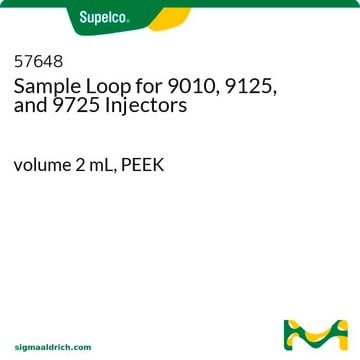 Sample Loop for 9010, 9125, and 9725 Injectors volume 2&#160;mL, PEEK