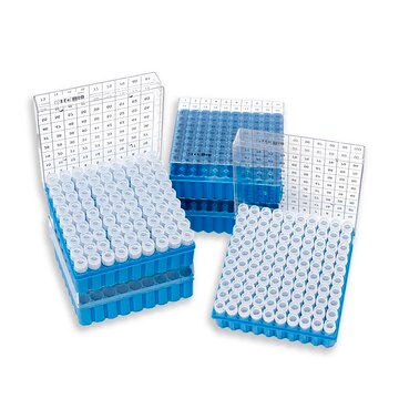 MTC&#8482; Bio Cryo Storage Box With Hinged Lid polycarbonate, to hold, 100 x cryovials