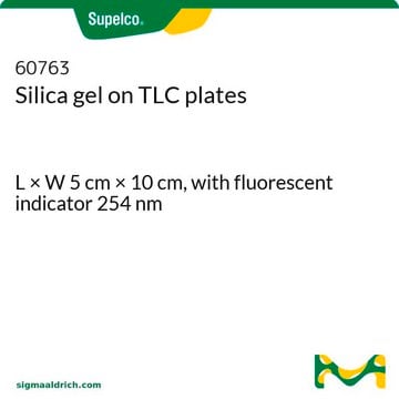 Gel de silice sur plaques&nbsp;CCM L × W 5&#160;cm × 10&#160;cm, with fluorescent indicator 254 nm