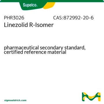 Linezolid R-Isomer pharmaceutical secondary standard, certified reference material