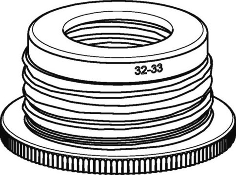Eppendorf&#174; Bottle Thread Adapter from GL 45 to GL 32, polypropylene