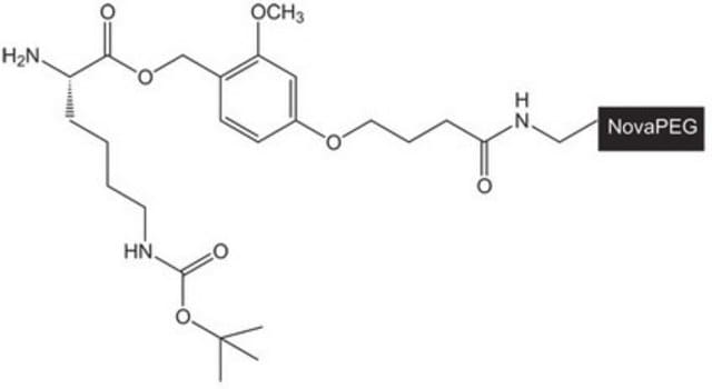 H-Lys(Boc)-HMPB NovaPEG resin Novabiochem&#174;