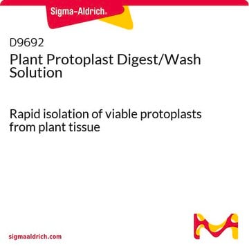 Plant Protoplast Digest/Wash Solution Rapid isolation of viable protoplasts from plant tissue