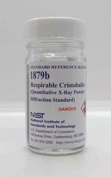 Respirable Cristobalite NIST&#174; SRM&#174; 1879b, quantitative X-ray powder diffraction standard