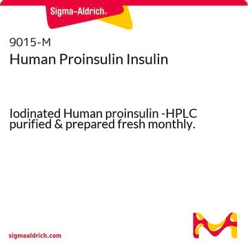 Human Proinsulin Insulin Iodinated Human proinsulin -HPLC purified &amp; prepared fresh monthly.