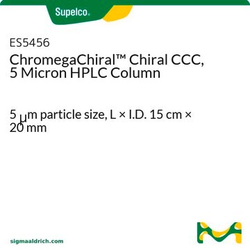 ChromegaChiral&#8482; Chiral CCC, 5 Micron HPLC Column 5&#160;&#956;m particle size, L × I.D. 15&#160;cm × 20&#160;mm