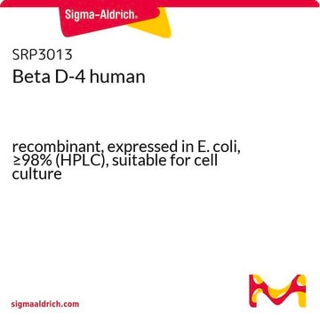 Beta D-4 human recombinant, expressed in E. coli, &#8805;98% (HPLC), suitable for cell culture