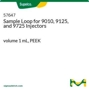 Sample Loop for 9010, 9125, and 9725 Injectors volume 1&#160;mL, PEEK