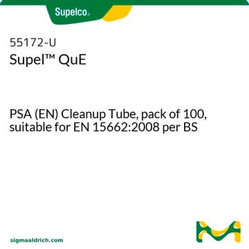 Supel&#8482; QuE PSA (EN) Cleanup Tube, pack of 100, suitable for EN 15662:2008 per BS