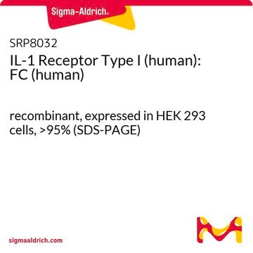 IL-1 Receptor Type I (human): FC (human) recombinant, expressed in HEK 293 cells, &gt;95% (SDS-PAGE)