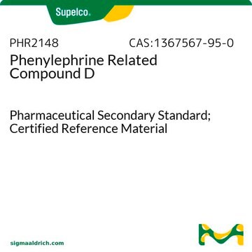 (R-3-{2-[Benzyl(methyl)amino]-1-hydroxyethyl}phenol Pharmaceutical Secondary Standard; Certified Reference Material