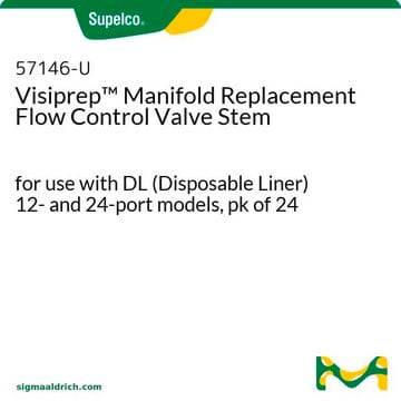 Visiprep&#8482; Manifold Replacement Flow Control Valve Stem for use with DL (Disposable Liner) 12- and 24-port models, pk of 24