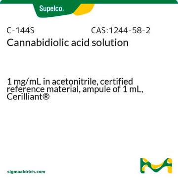 Cannabidiolsäure -Lösung 1&#160;mg/mL in acetonitrile, certified reference material, ampule of 1&#160;mL, Cerilliant&#174;