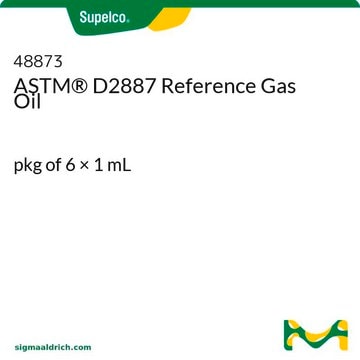 Gasóleo de referencia ASTM&#174; D2887 pkg of 6 × 1&#160;mL