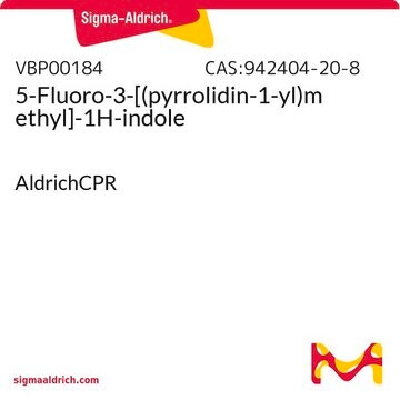 5-Fluoro-3-[(pyrrolidin-1-yl)methyl]-1H-indole AldrichCPR