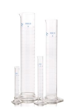 Duran&#174; Measuring Cylinder cylinder capacity 2000&#160;mL, class A, UKAS CERTIFICATE