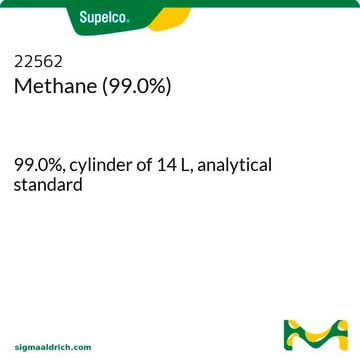 甲烷 (99.0%) 99.0%, cylinder of 14&#160;L, analytical standard