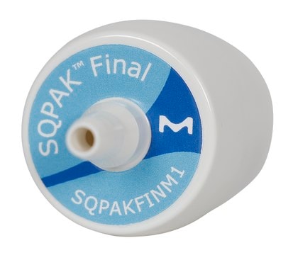 Filtro final SQPAK&#8482; For bacteria- and particulate-free ultrapure water. Use with ultrapure dispensing module of Milli-Q&#174; SQ 2Series systems.