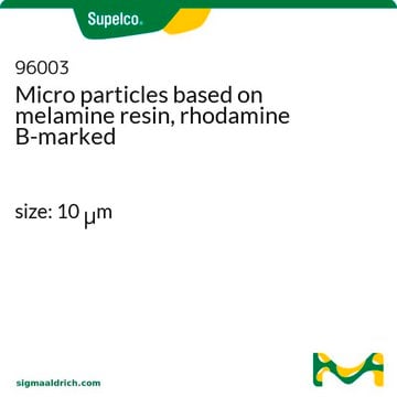 Mikropartikel Melaminharzbasis, Rhodamin B-markiert size: 10 &#956;m