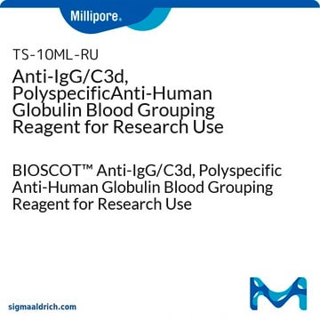 Anti-IgG/C3d, PolyspecificAnti-Human Globulin Blood Grouping Reagent for Research Use BIOSCOT&#8482; Anti-IgG/C3d, Polyspecific Anti-Human Globulin Blood Grouping Reagent for Research Use