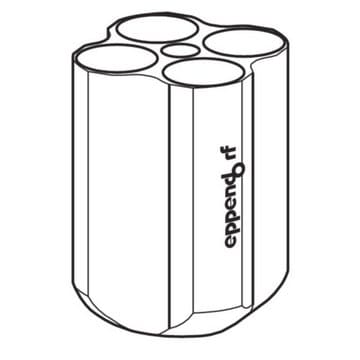 Adapter for Eppendorf&#174; S-4-72 Rotor holds 4 x 50 mL conical tubes, pack of 2&#160;ea