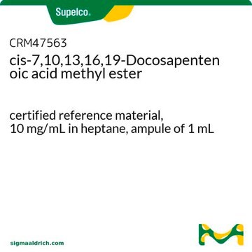 cis-7,10,13,16,19-Docosapentenoic acid methyl ester certified reference material, 10&#160;mg/mL in heptane, ampule of 1&#160;mL