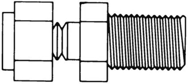 Schlauchadapter, 1/4-Zoll-NPTM auf 1/4-Zoll-Schlauch Accessories for filter holders for sample preparation.