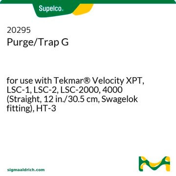 Purge/Trap G for use with Tekmar&#174; Velocity XPT, LSC-1, LSC-2, LSC-2000, 4000 (Straight, 12 in./30.5 cm, Swagelok fitting), HT-3