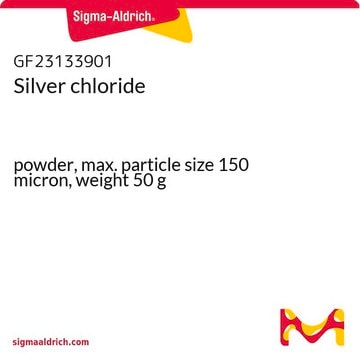 Silver chloride powder, max. particle size 150 micron, weight 50&#160;g