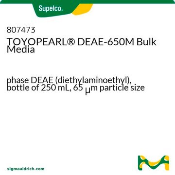 TOYOPEARL&#174; DEAE-650M phase DEAE (diethylaminoethyl), bottle of 250&#160;mL, 65&#160;&#956;m particle size