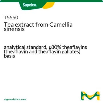 Tea extract from Camellia sinensis analytical standard, &#8805;80% theaflavins (theaflavin and theaflavin gallates) basis