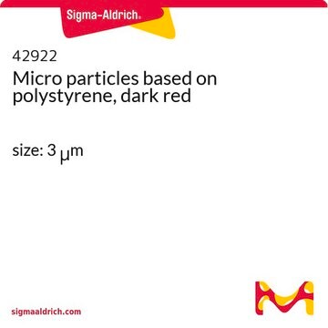 Mikropartikel auf Polystyrolbasis, dunkelrot size: 3 &#956;m